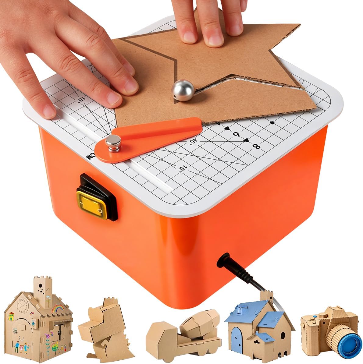 cropyoyo Cortador de cartón para niños, cuchillo de manualidades de...