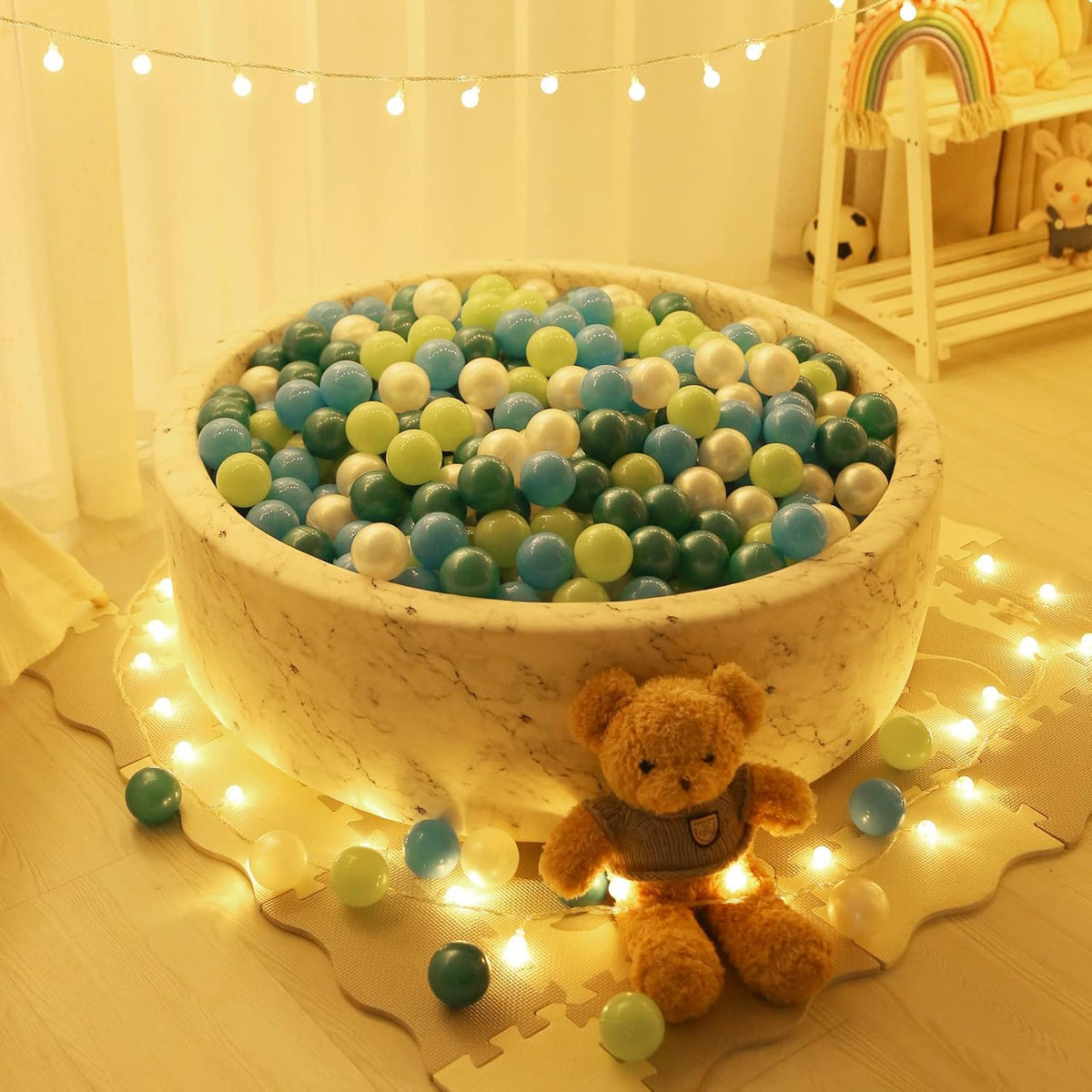 Bolas de piscina STARBOLO para niños pequeños, libres de ftalatos y...