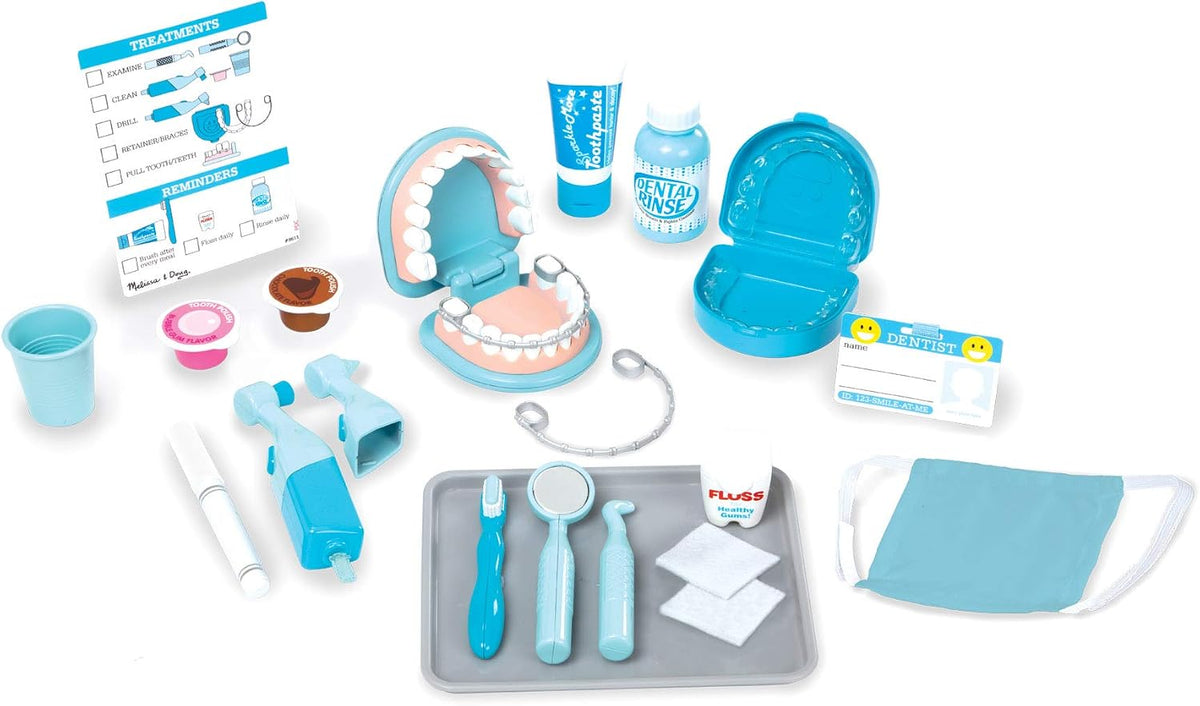 Melissa &amp; Doug Medical Play Bundle - Kit de dentista Super Smil...