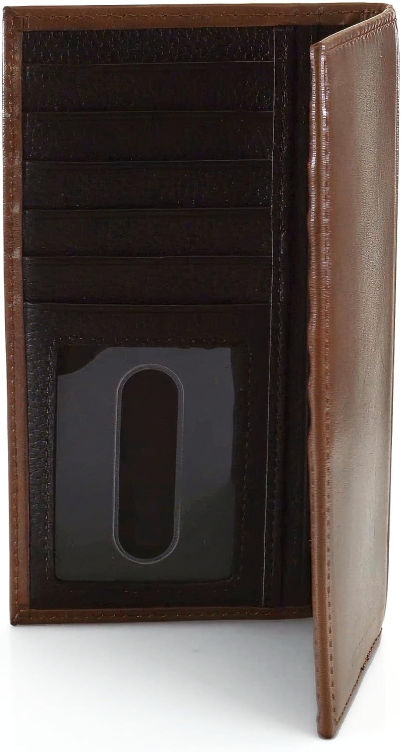 ARIAT Billetera Rodeo Western Inlay para hombre, color bronceado, t...
