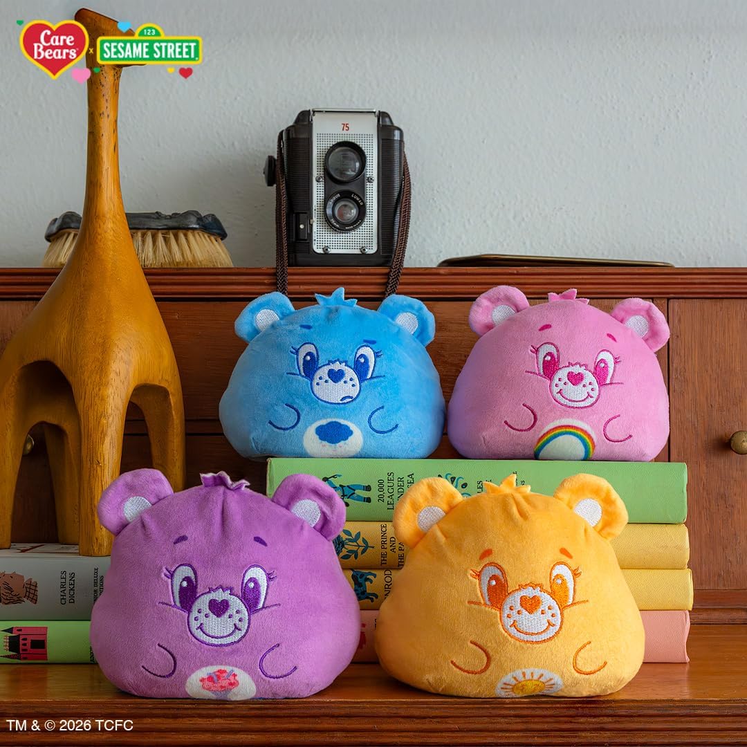 TeeTurtle Peluche reversible Grumpy Bear y Oscar The Grouch Care Be...