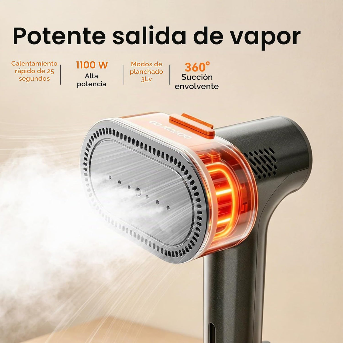 Vaporizador al vacío para ropa, ropa de viaje para tela y plancha d...
