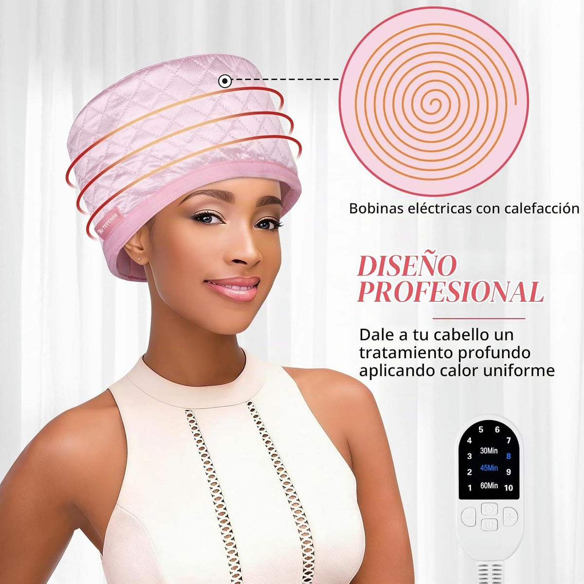 TEPENAR Vaporizador de cabello para acondicionamiento profundo: tap...