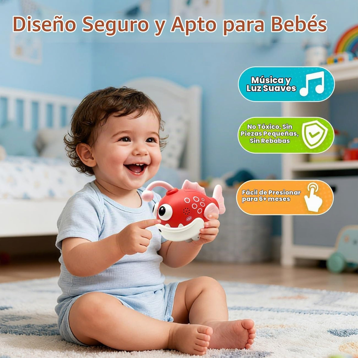 YBADXSJ Juguetes para gatear bebés de 6 a 12 meses, para el desarro...