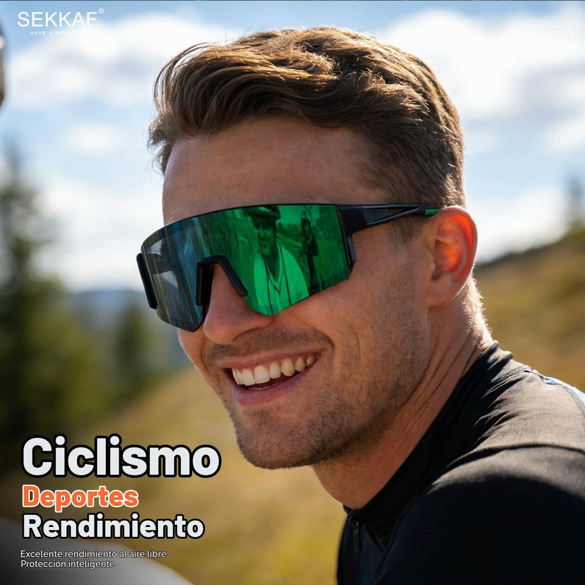 SEKKAF Gafas de sol polarizadas para hombres y mujeres, gafas de so...