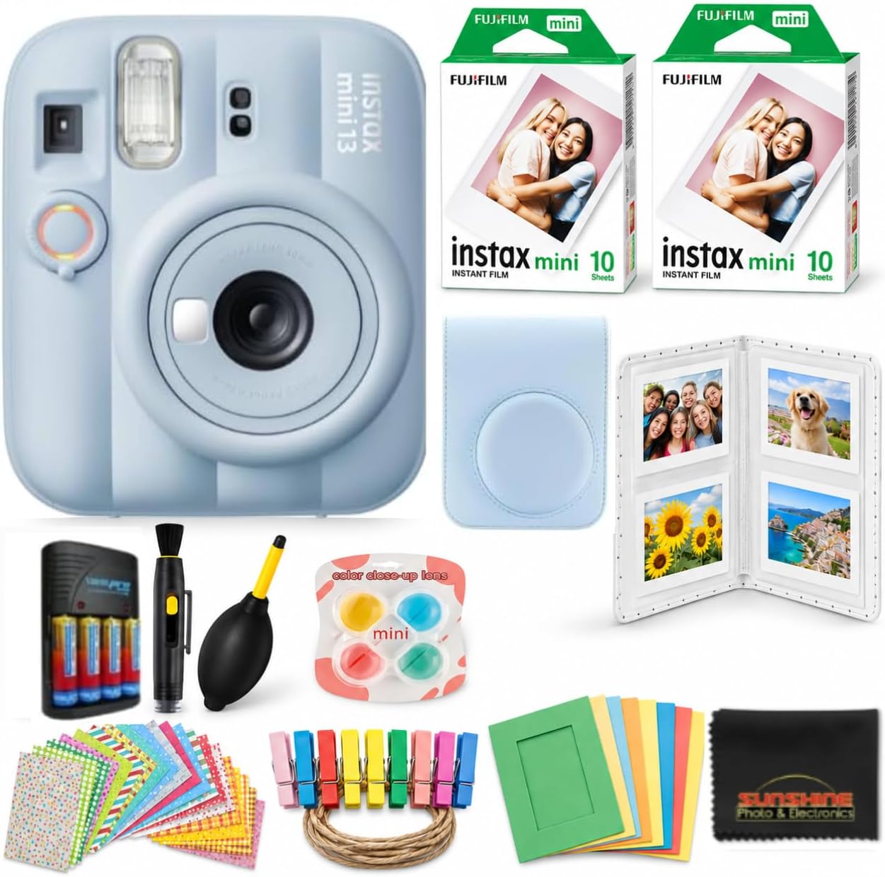 Paquete de cámara de película instantánea FUJIFILM instax Mini 13 (...