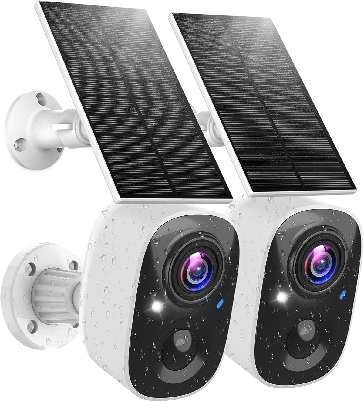 MaxiViz Cámara Solar Inalámbrica para Exteriores, Cámara de Segurid...