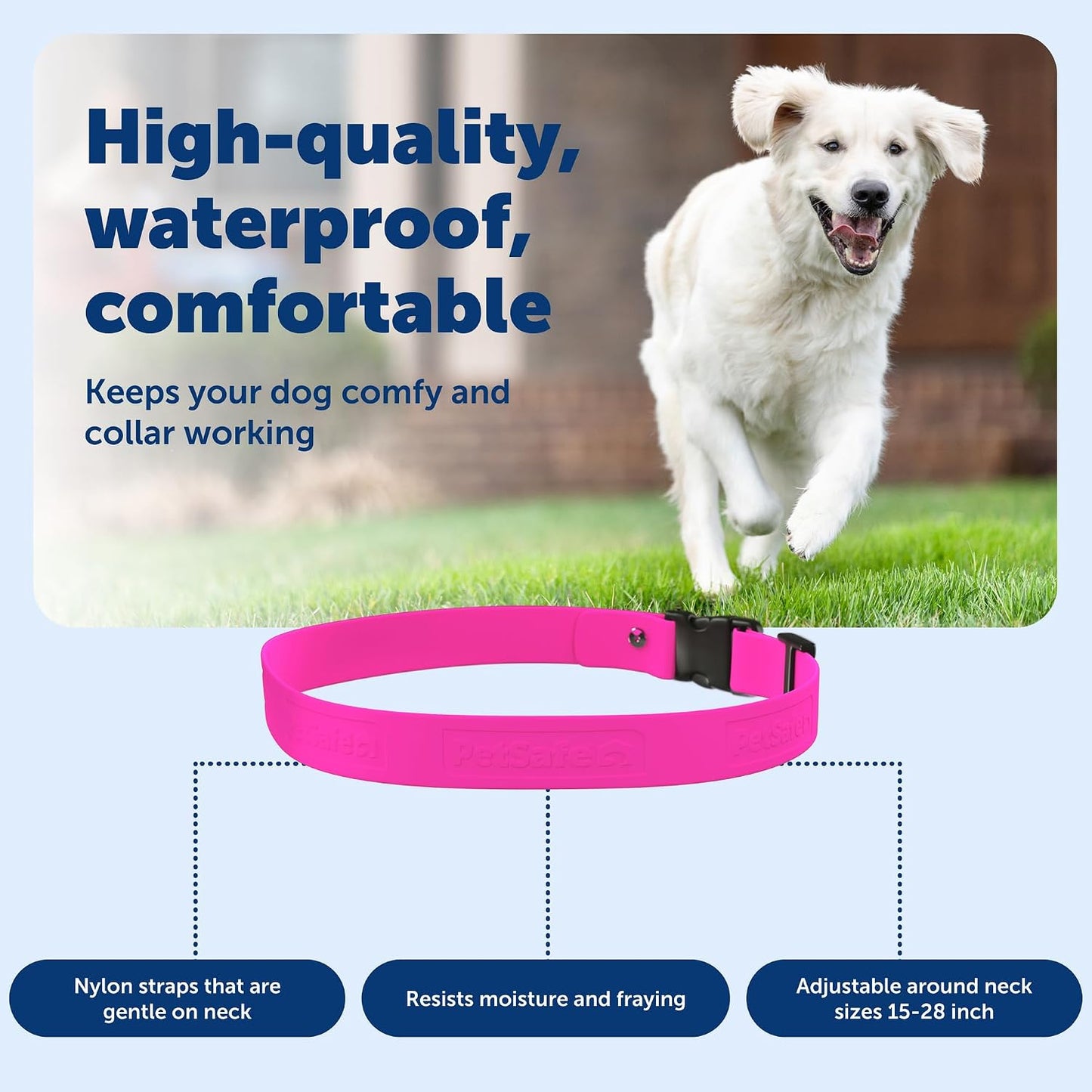 PetSafe Correa de repuesto para GPS Guardian + collar de valla de p...