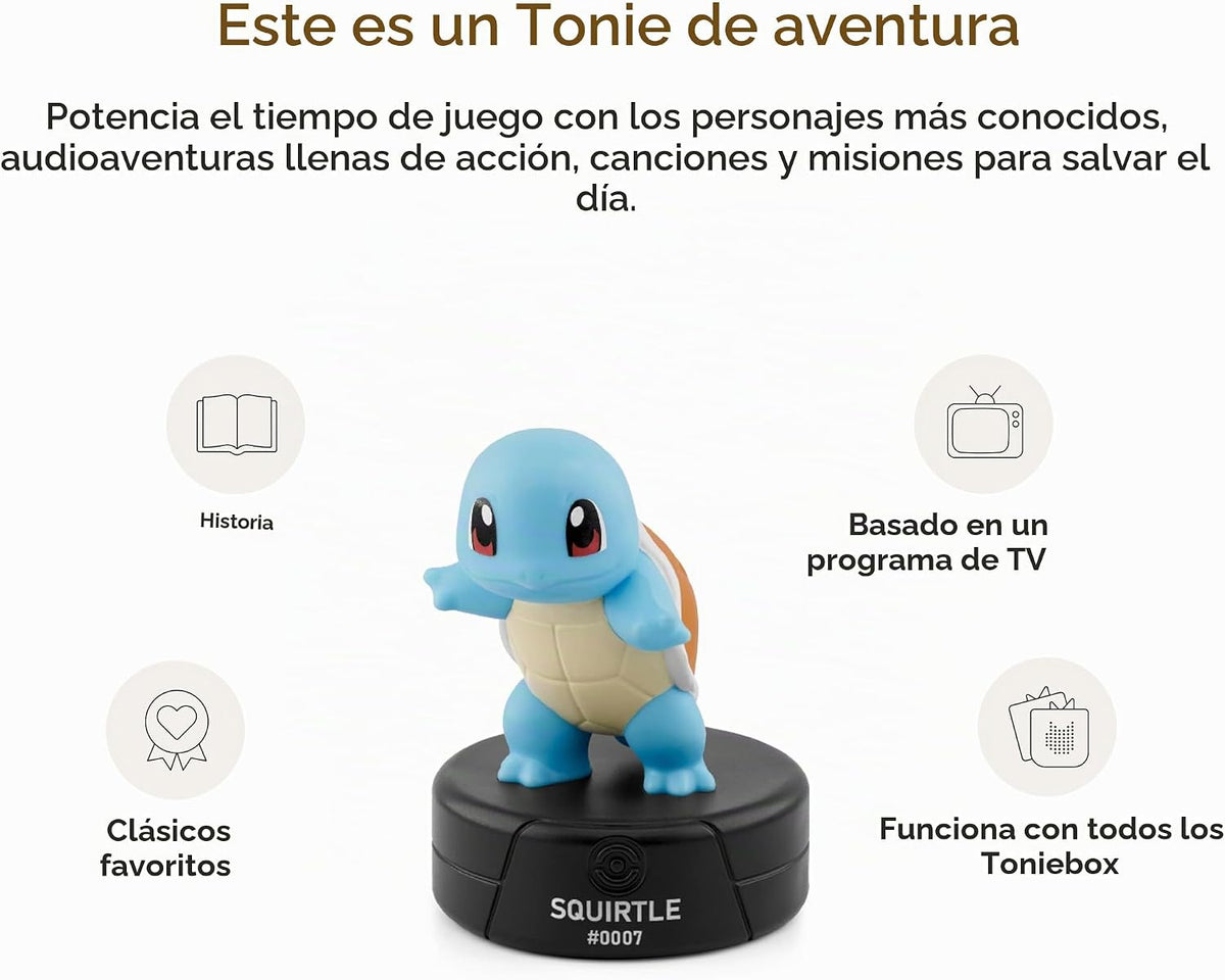 Tonies Figura de juguete de audio Squirtle de Pokémon