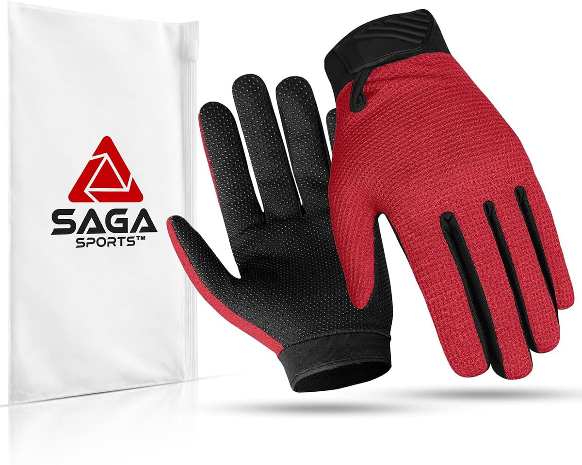 SAGA SPORTS Guantes de ciclismo para niños, guantes de motocicleta...