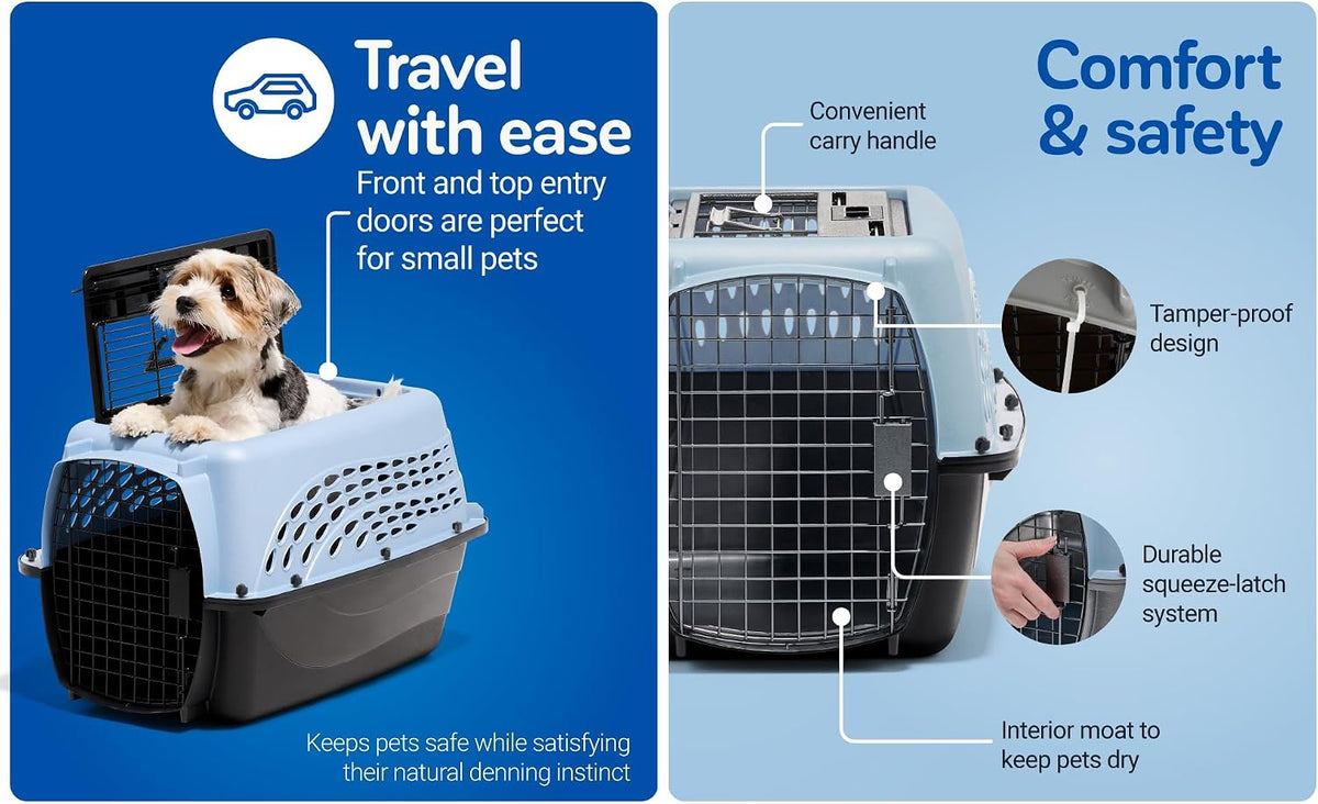Petmate Jaulas para Perros Pequeños y Transportadores para Gatos, P...