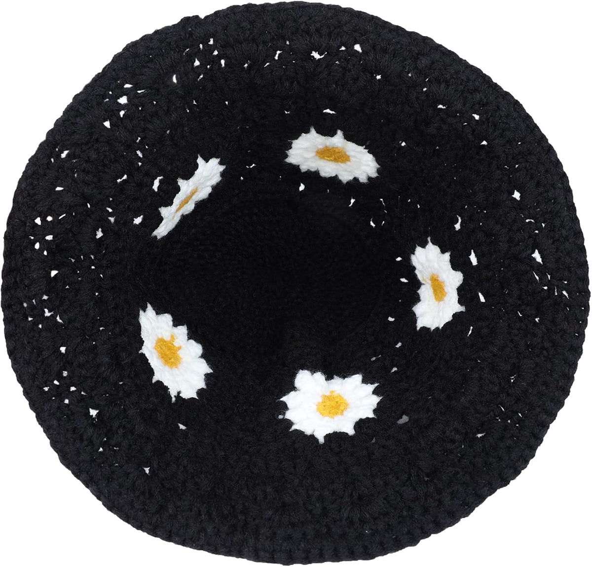 Sombrero de pescador de punto plegable para mujer, diseño de margar...