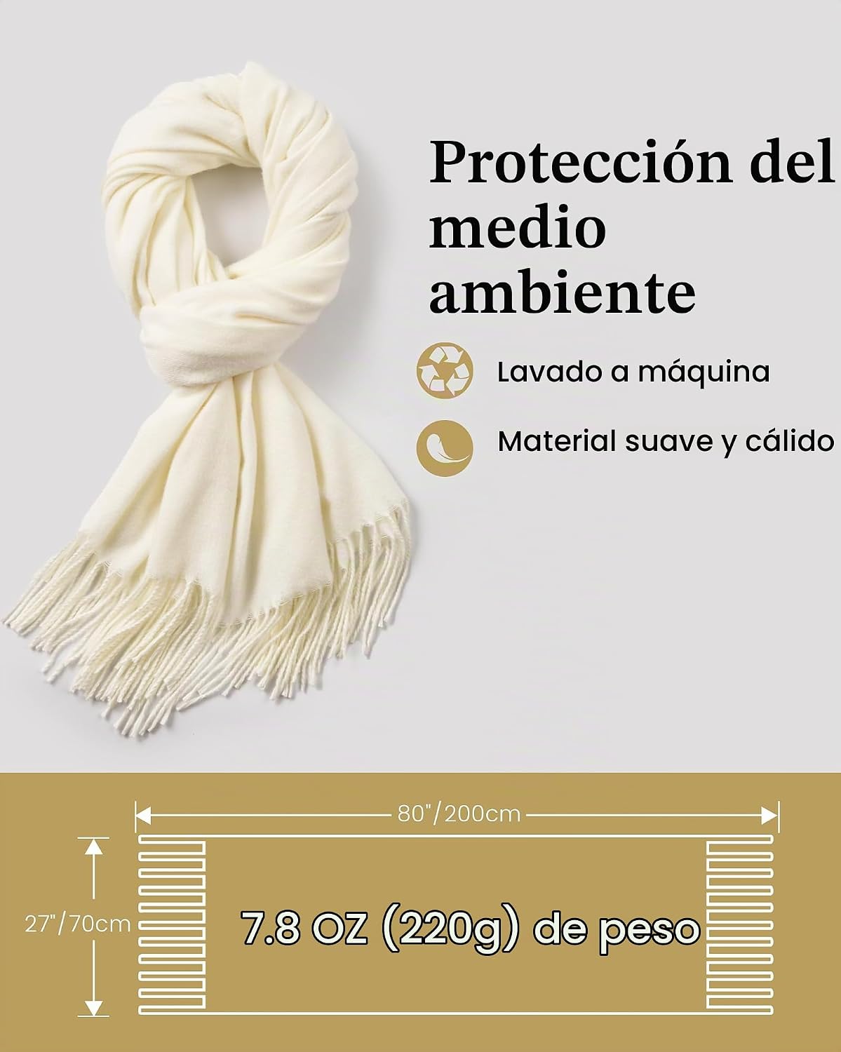 Ymomode Bufandas para mujer, chales de pashmina y envolturas para v...