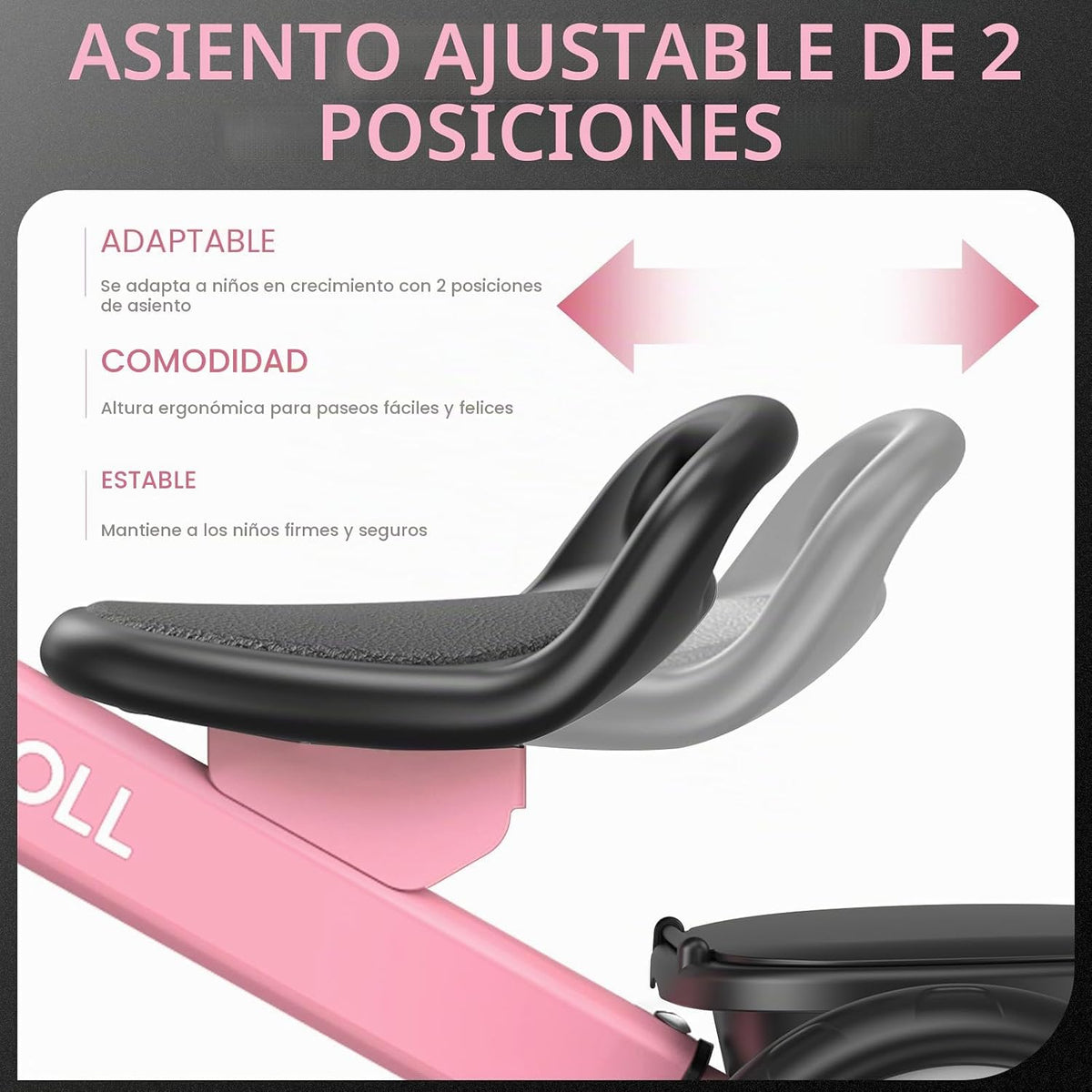 Umatoll Triciclo para niños pequeños de 2 a 5 años, bicicleta ajust...