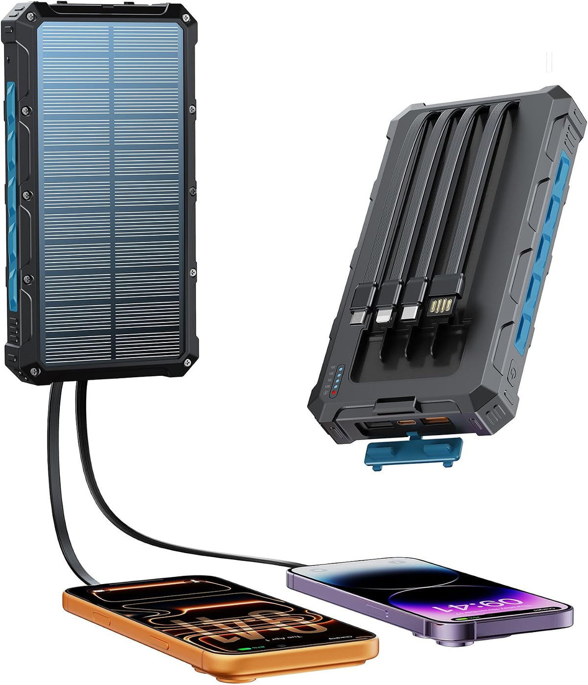 Cargador solar-banco de energía \u2013 Cargador de batería solar de...