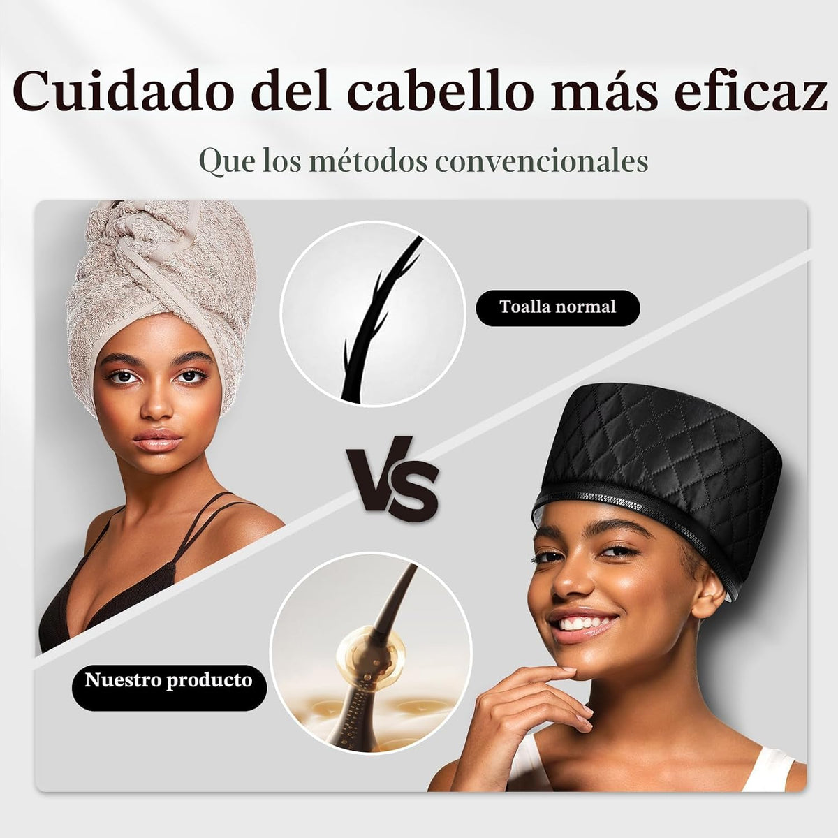 Gorra térmica para acondicionamiento profundo: 10 niveles, se calie...