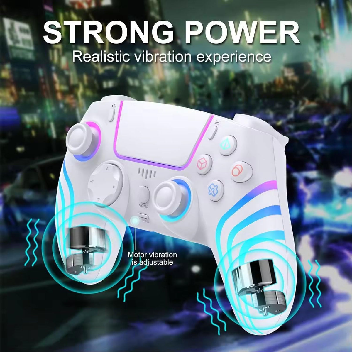 Controlador de juego inalámbrico RGB para PlayStation 5, reemplazo...