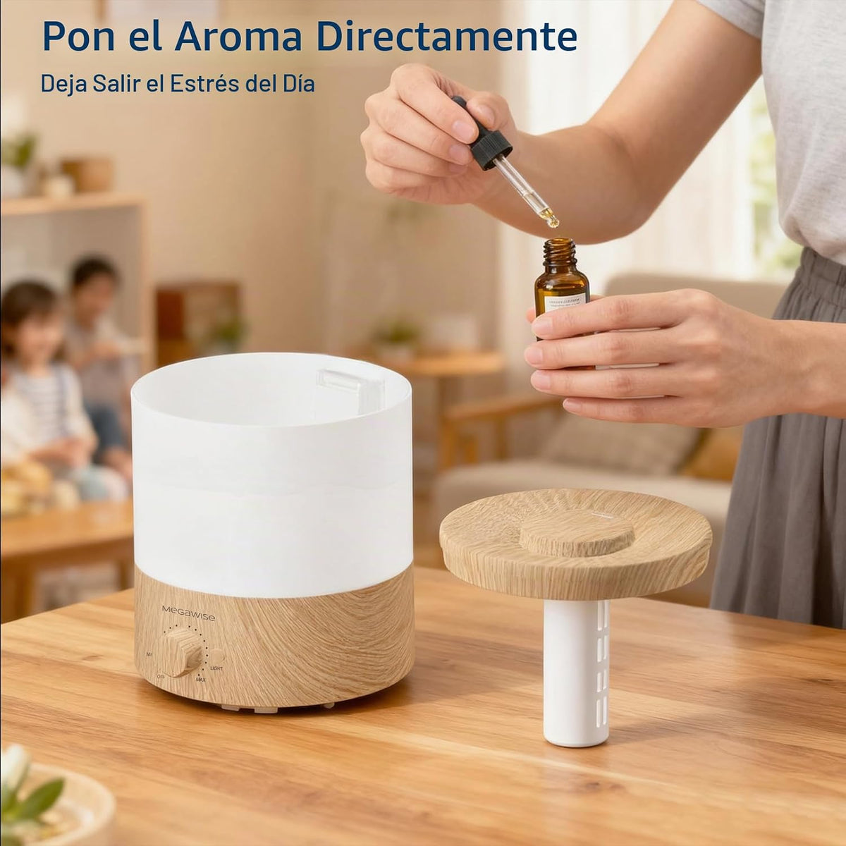 MEGAWISE Paquete de 2 humidificadores de niebla fría de 1.79L para...