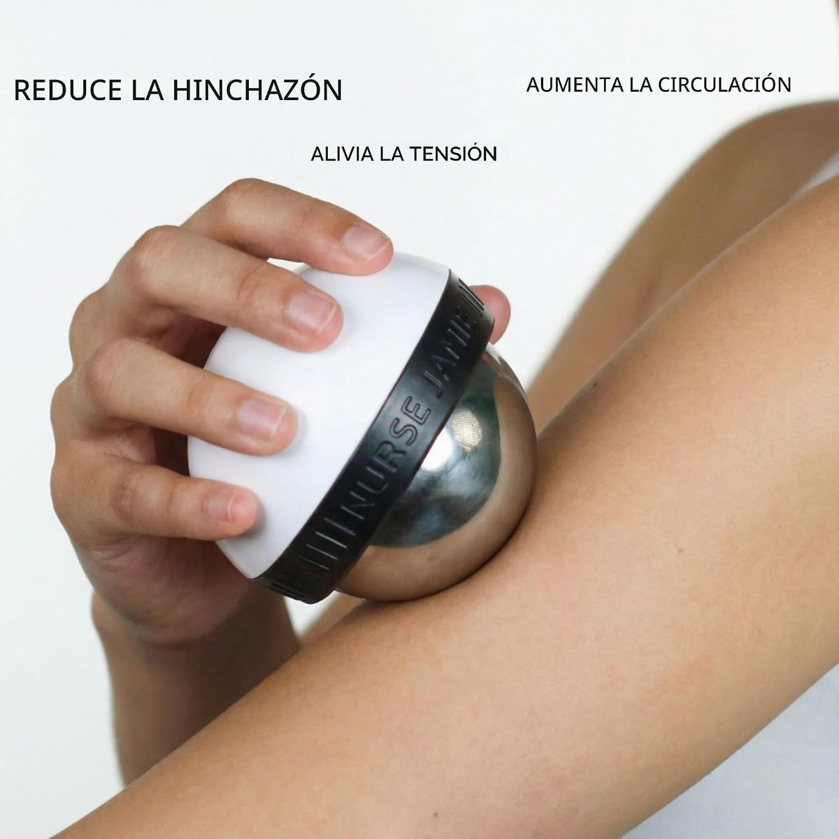Nurse Jamie Super-Cryo Massaging Orb \u2013 Rodillo de acero inoxid...