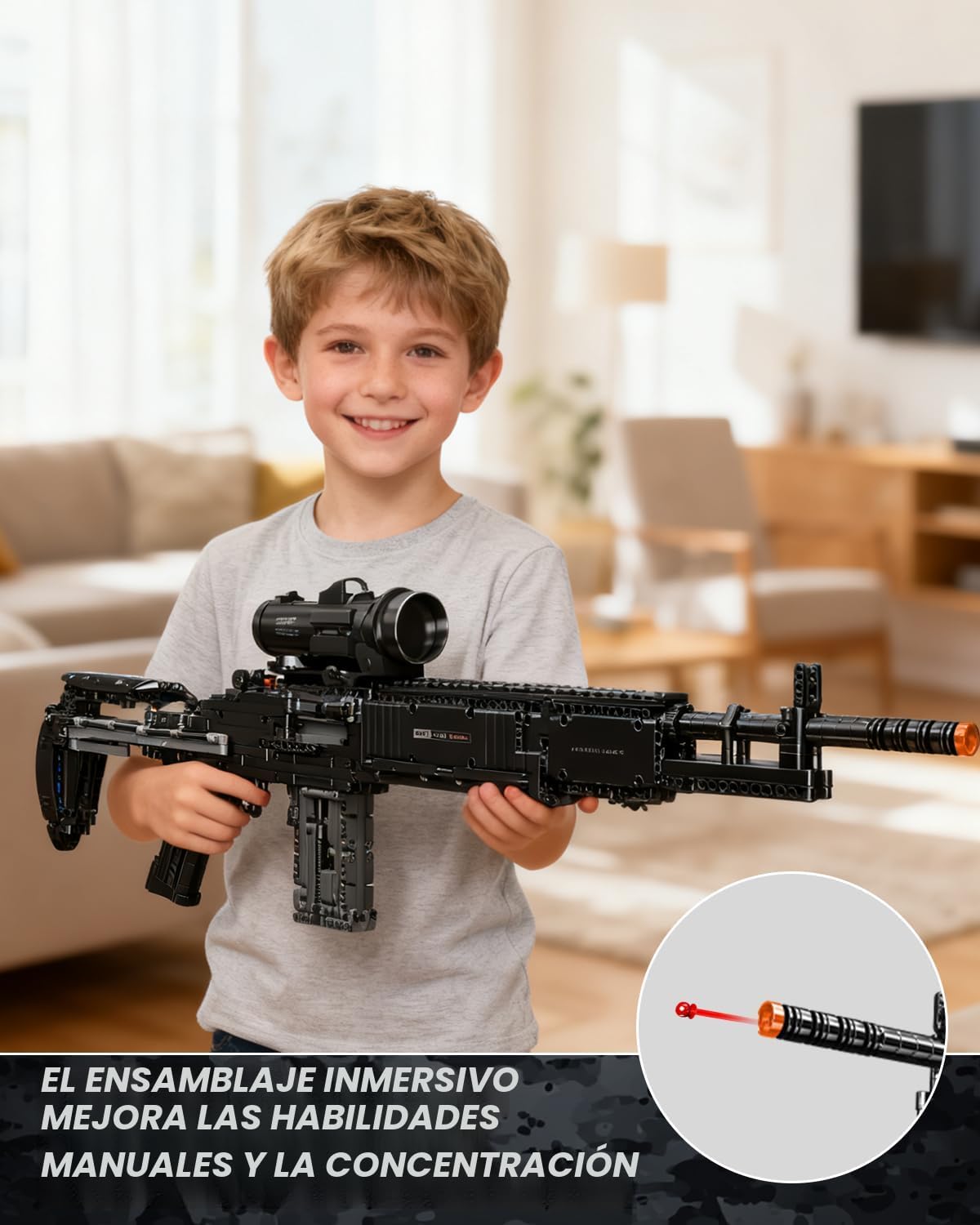 Nueris Juegos de bloques de construcción MK14 1:1 \u2013 Colección...