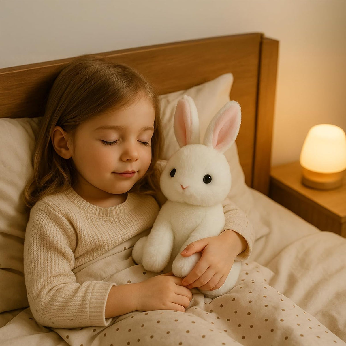 WEIGEDU Animales de peluche conejo con orejas rosas para niñas, niñ...