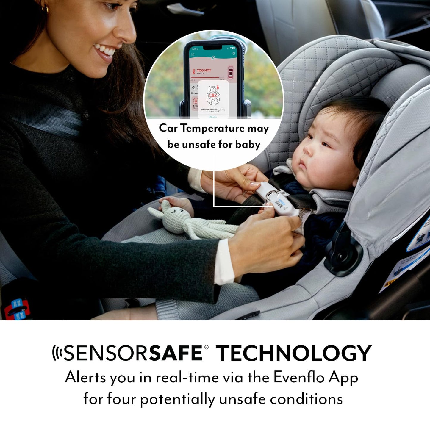 Evenflo Shyft DualRide - Juego de asiento de coche infantil con alm...