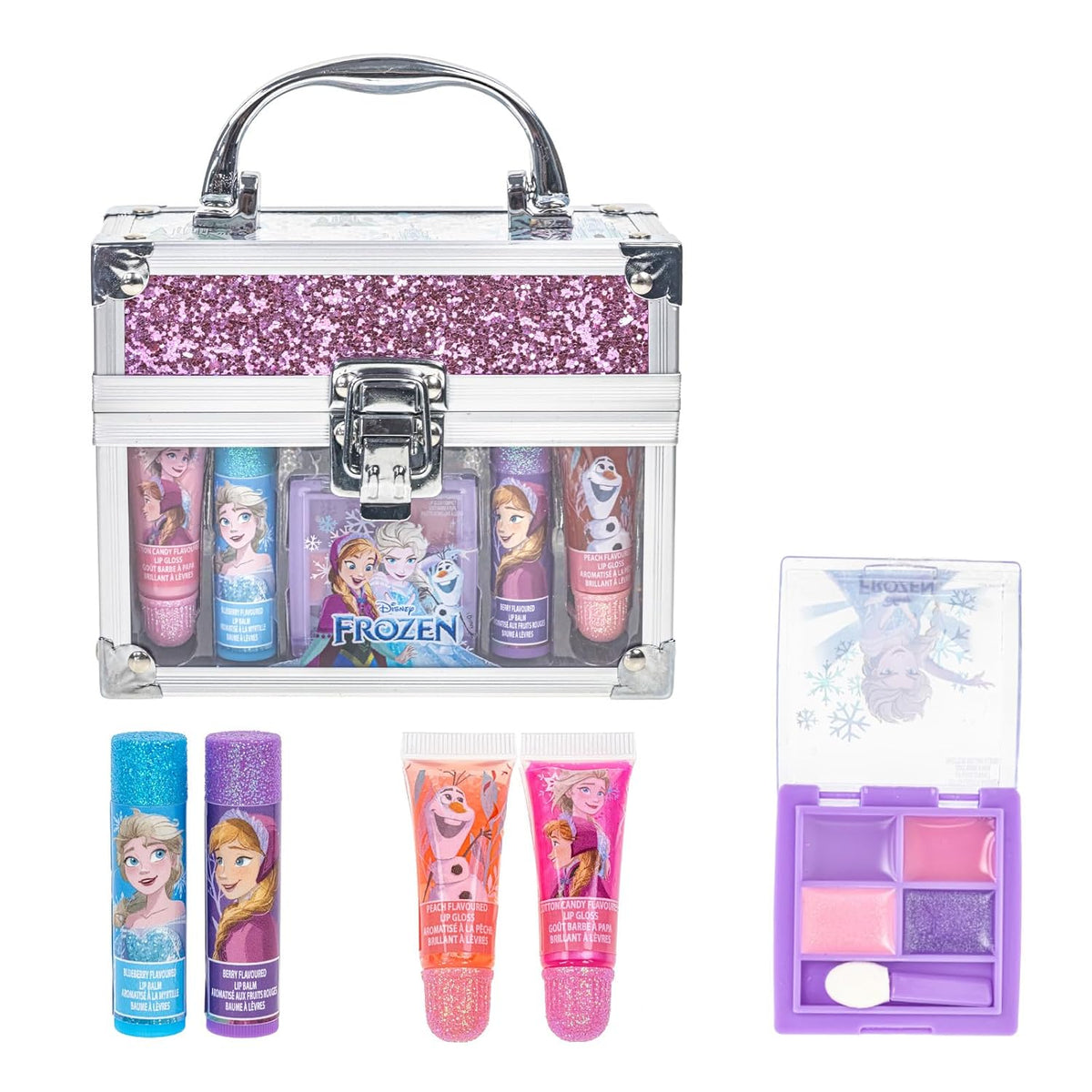 Conjunto de maletín mini tren de belleza de Frozen de Disney incluy...