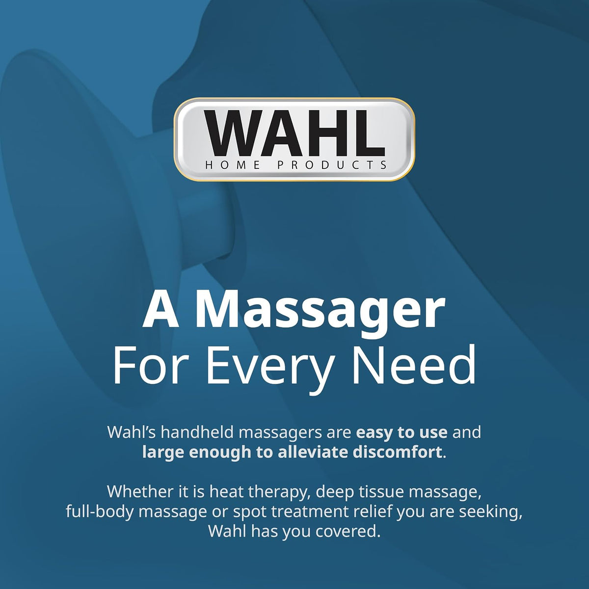Wahl Masajeador vibratorio calmante ligero con cable para todo el c...