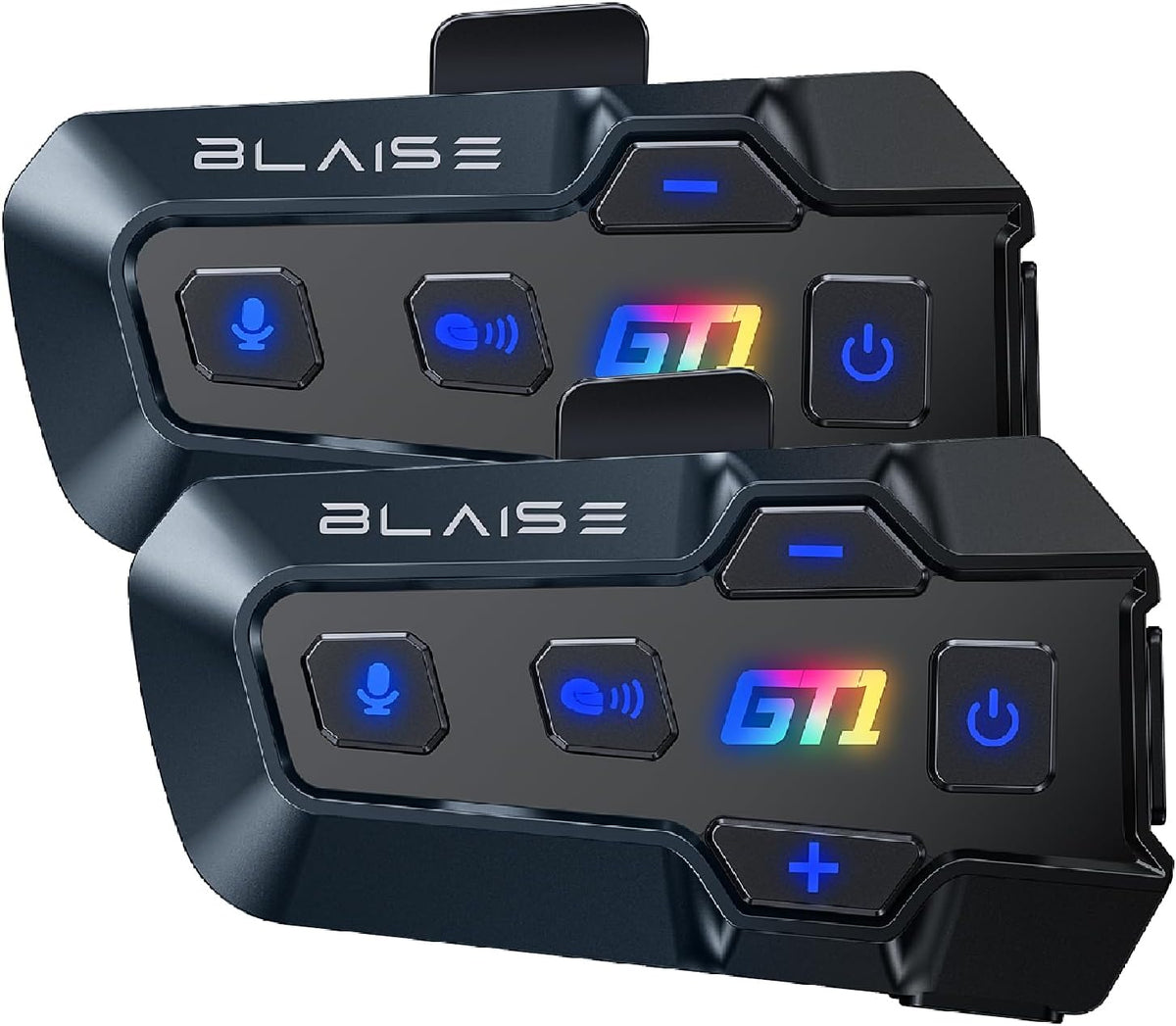 BLAISE Auriculares Bluetooth GT1 para motocicleta con sonido estére...