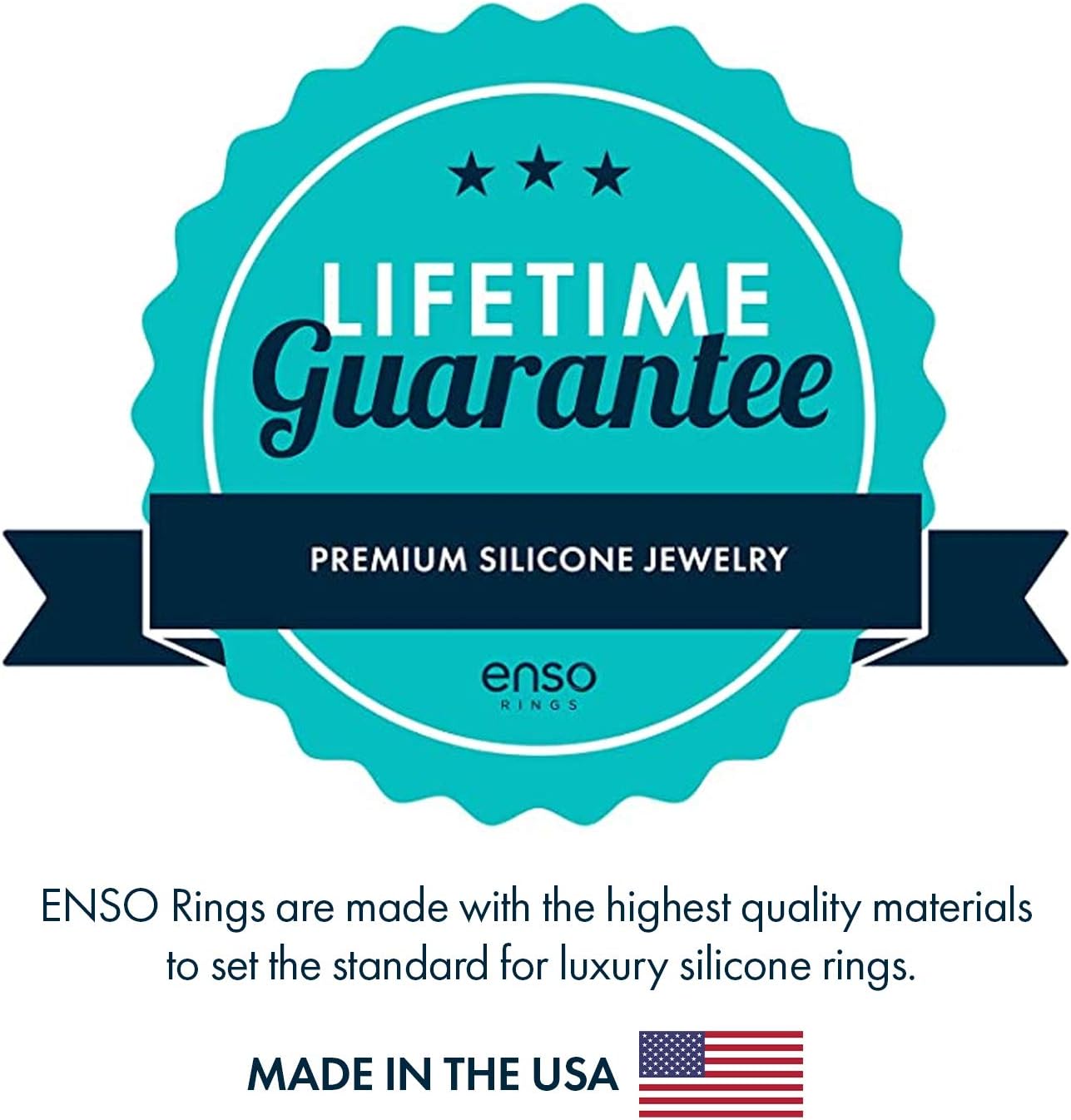 Anillo de silicona fino con piedra de nacimiento de Enso \u2013 Uni...