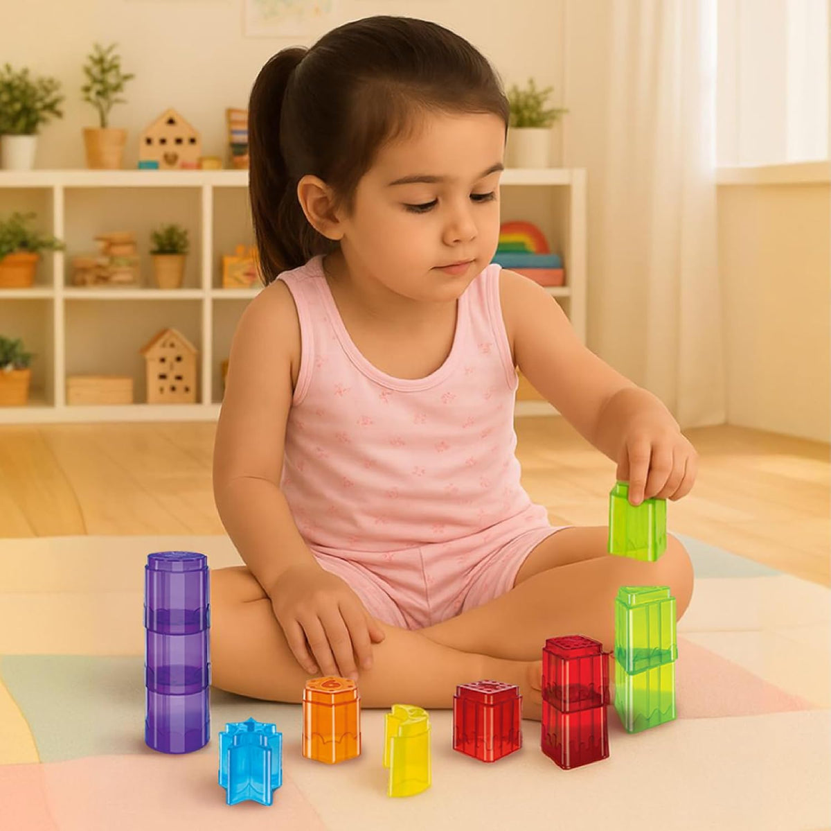 Imagimake Bloques de Baño Juguetes para Bebés | Leaps &amp; Bounds...