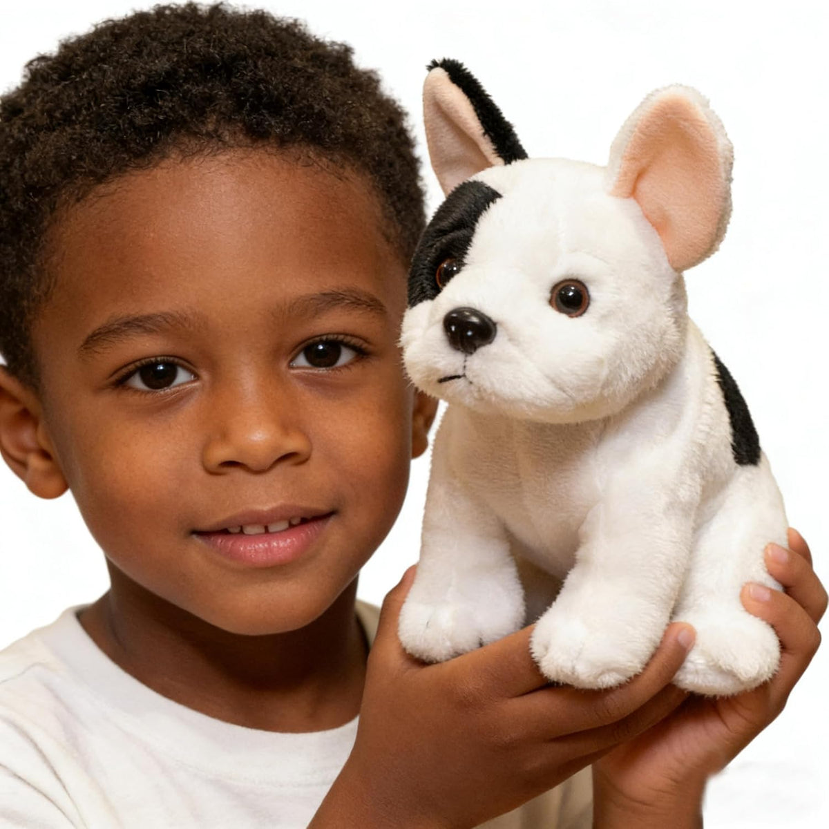 YUKOUQIAN Bulldog francés de peluche de 8 pulgadas para niñas y niñ...