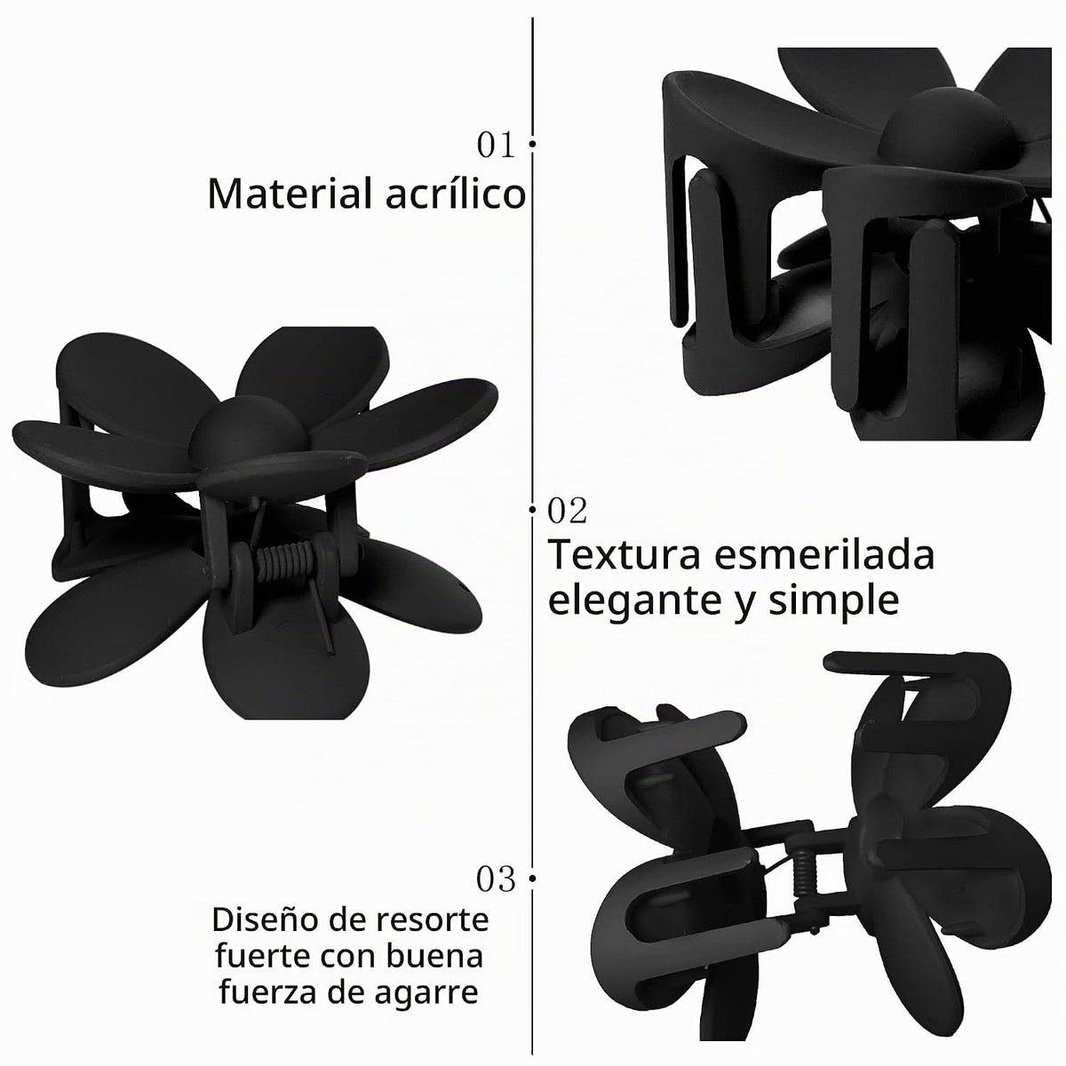 OWIIZI Pinza de Pelo, Pinzas Grandes para Cabello Grueso, Pinzas de...