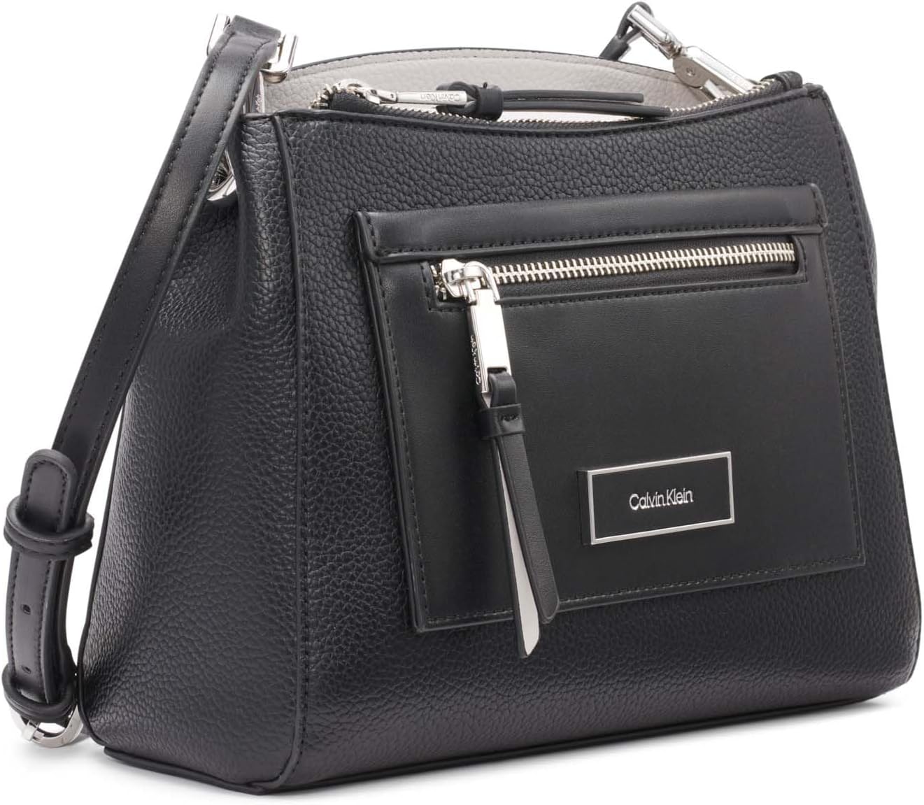 Calvin Klein Bolso bandolera Hadley con tres compartimentos para mujer