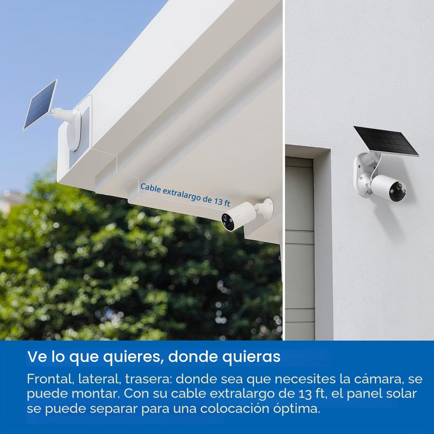 Tapo SolarCam - Cámara de seguridad inalámbrica para exteriores de...
