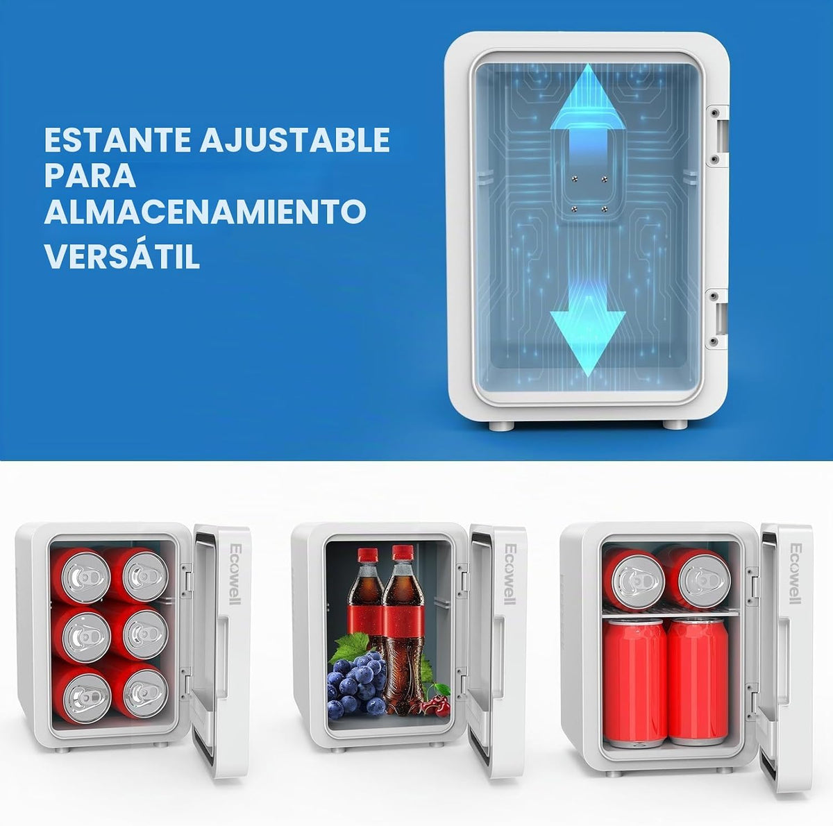ECOWELL Refrigerador del cuidado de la piel para el cosmético, mini...