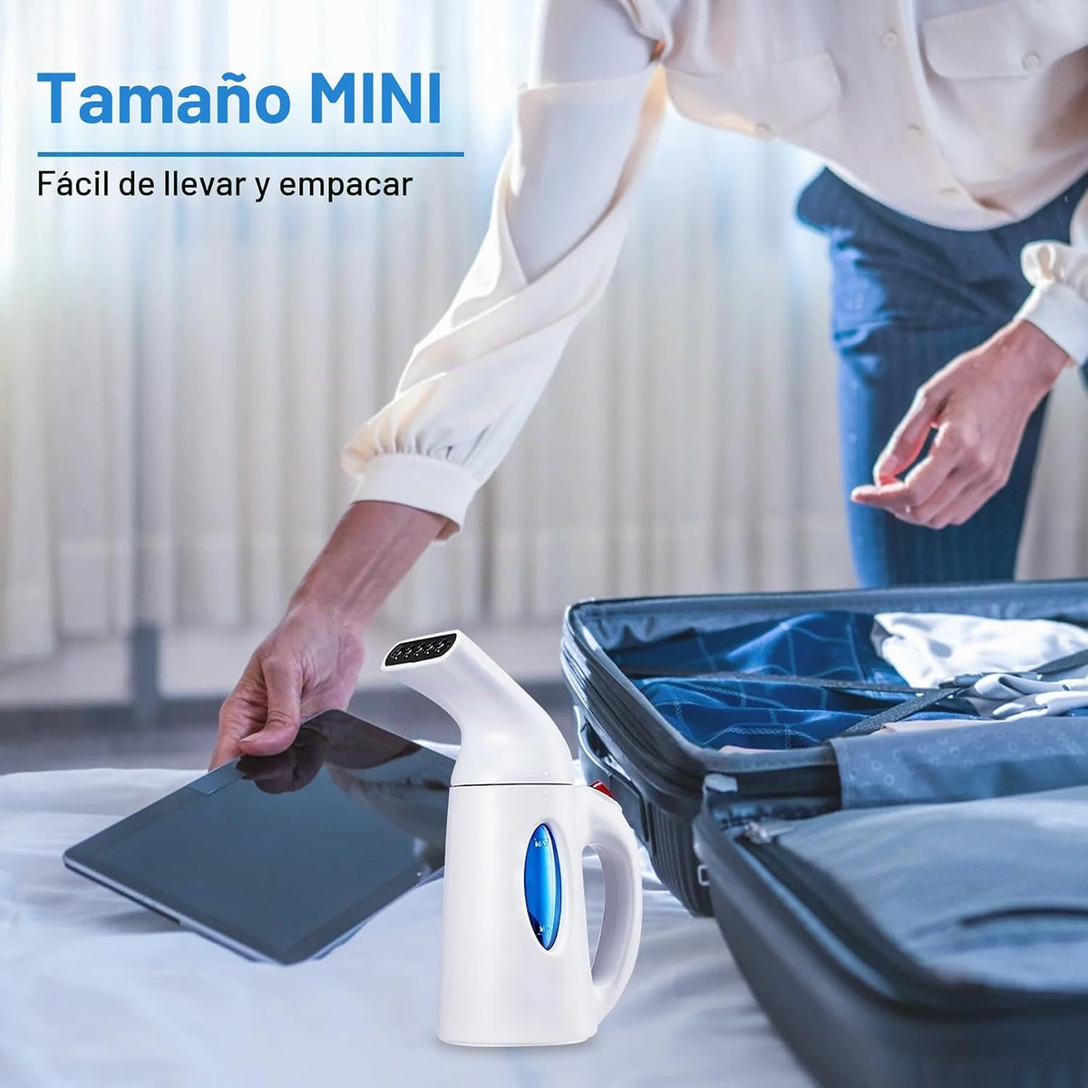 Vaporizador de mano de viaje para ropa, vaporizador de ropa, elimin...