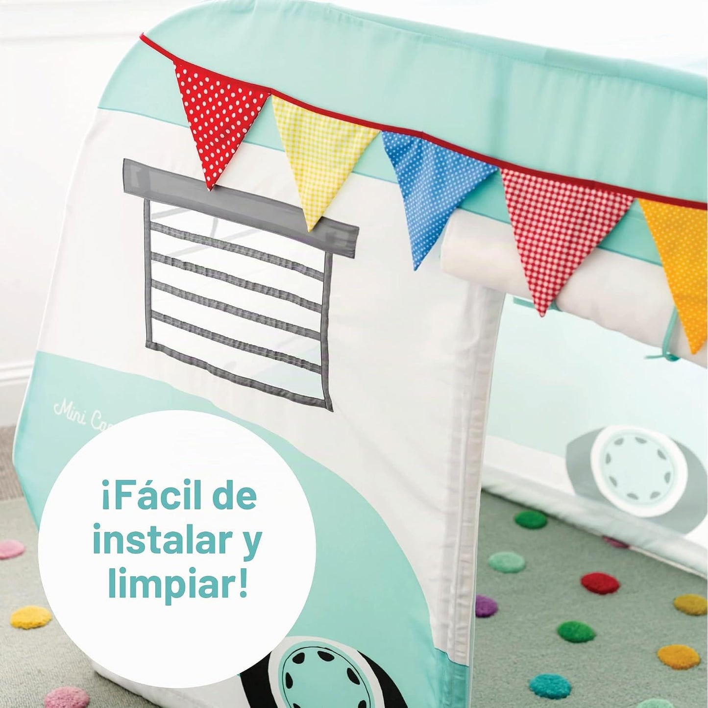 MindWare Camper Playhouse \u2013 Pretend, Fuerte interior para niño...