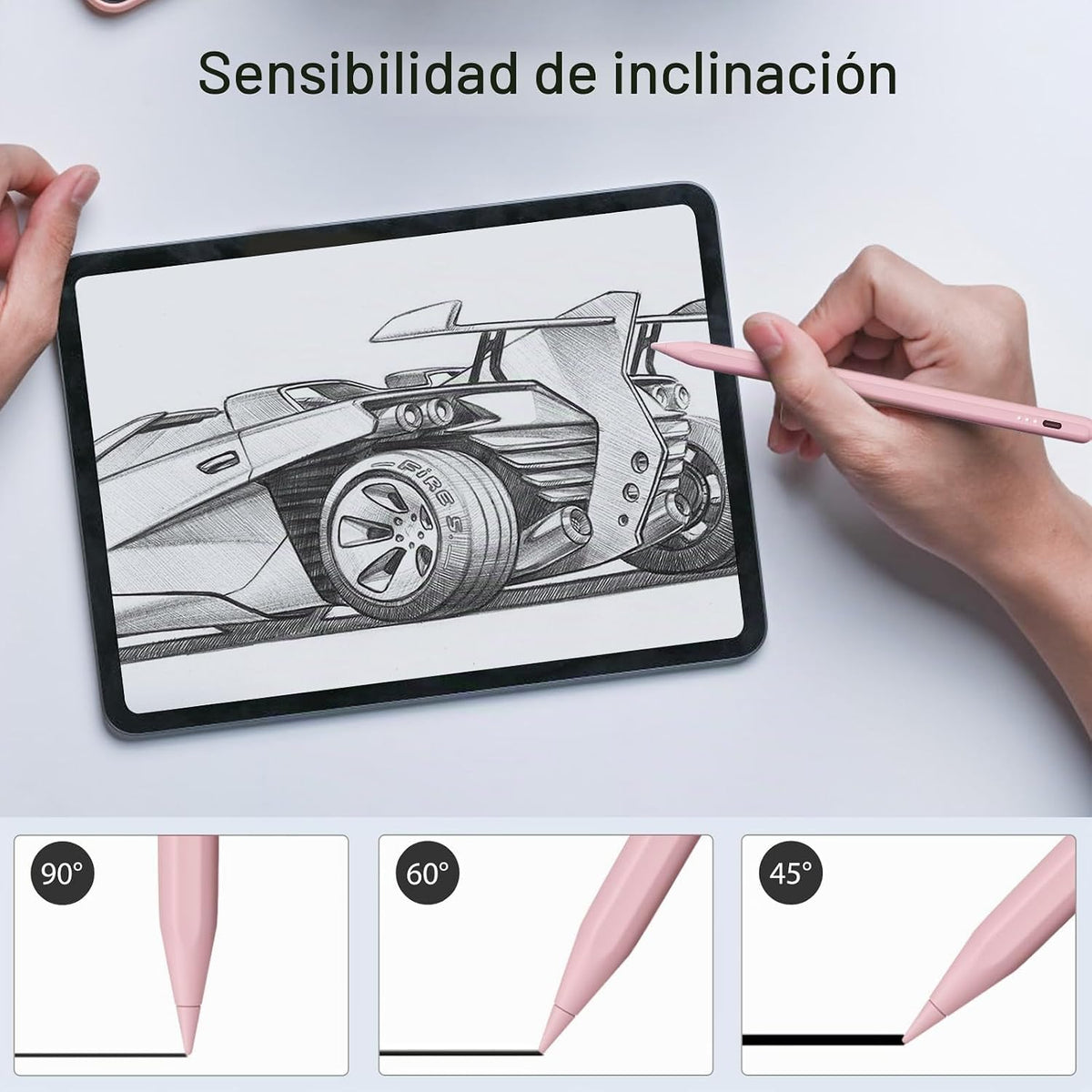 Lápiz óptico para iPad, carga rápida de 13 minutos para Apple iPad...