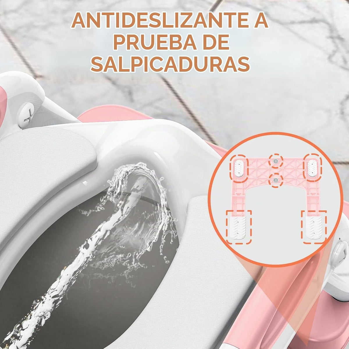 Inodoro de entrenamiento para ir al baño para niños pequeños, asien...