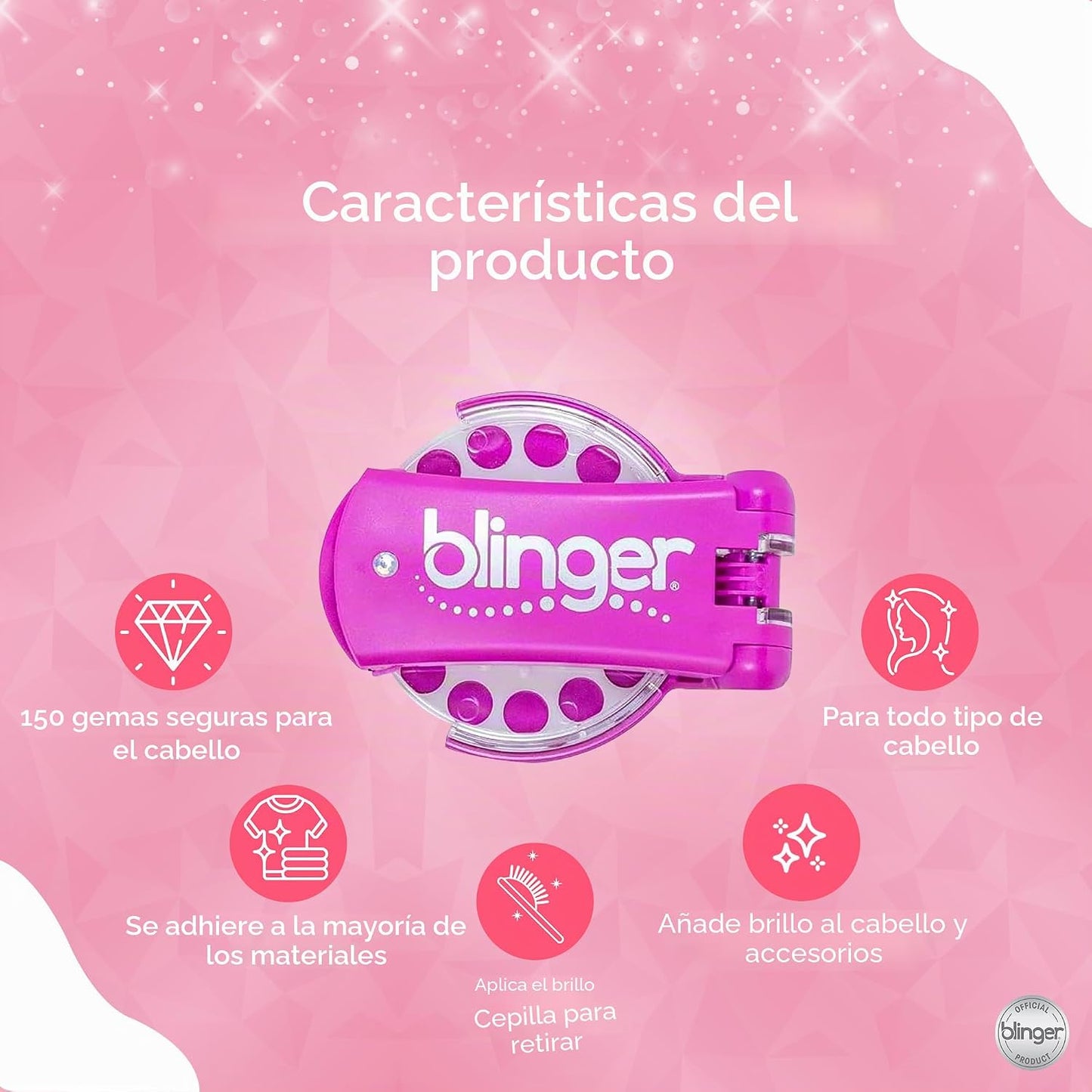 Blinger Ultimate Set, colección Glam, viene con herramienta de esti...