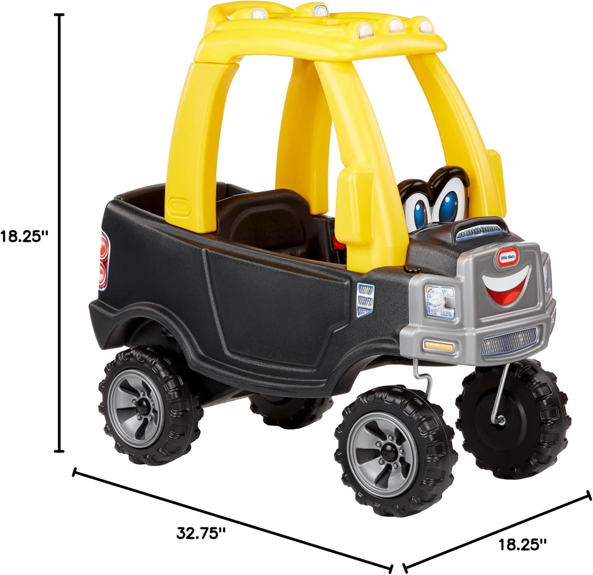 Little Tikes \u2013 Camión acogedor para montar en color negro