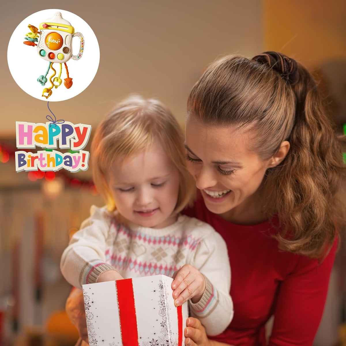 XXEDSPTY Juguetes sensoriales Montessori para bebés de 6-12 meses,...