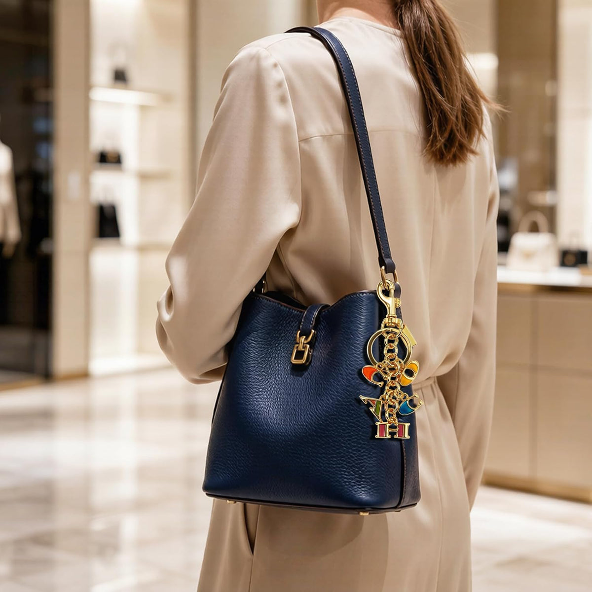 Jueqiba Dije de bolso para mujer, dijes para bolsos