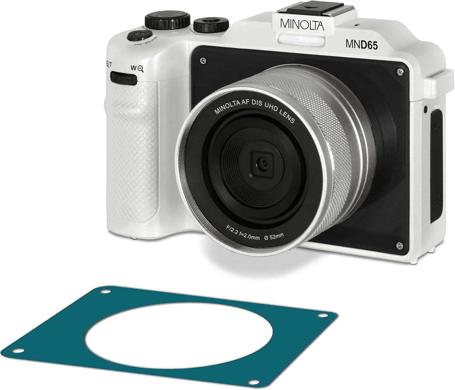 Minolta Cámara digital: fotos de 56MP, video 4K 60FPS, diseño selfi...