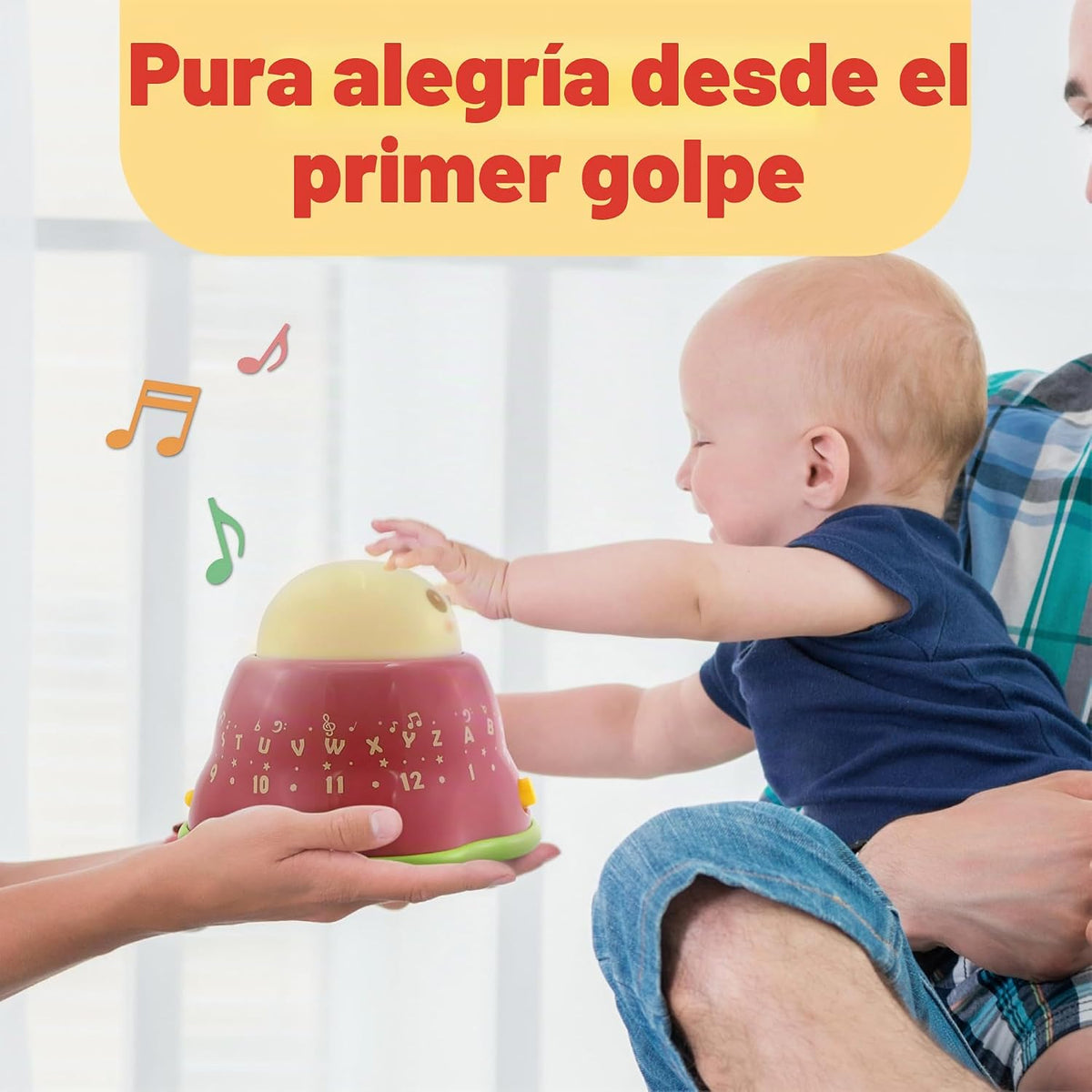 BEST LEARNING Whack and Learn Mole - Juguete musical educativo ilum...