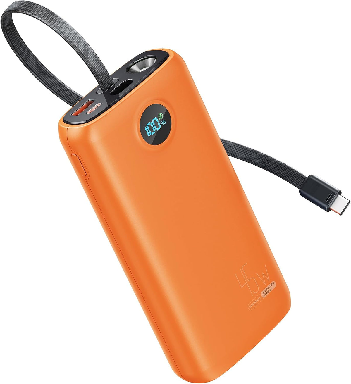 Cargador portátil, batería portátil de 45 W, 20000 mAh, con cable U...