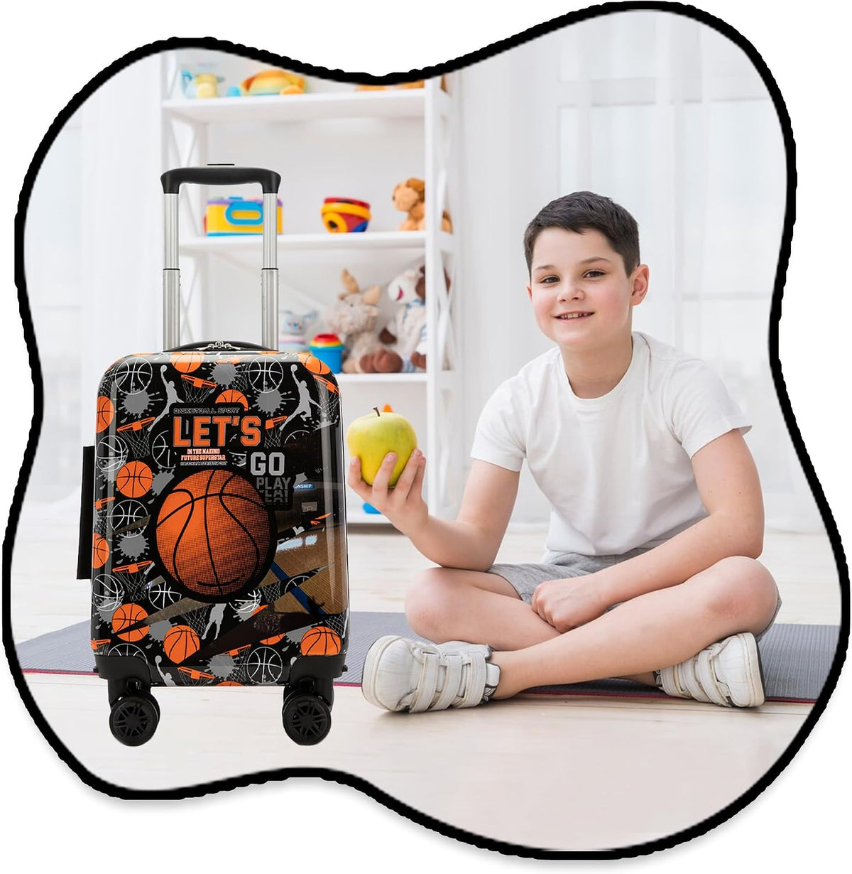 Juego de equipaje para niños Homskiii 5 piezas, juego de maletas de...