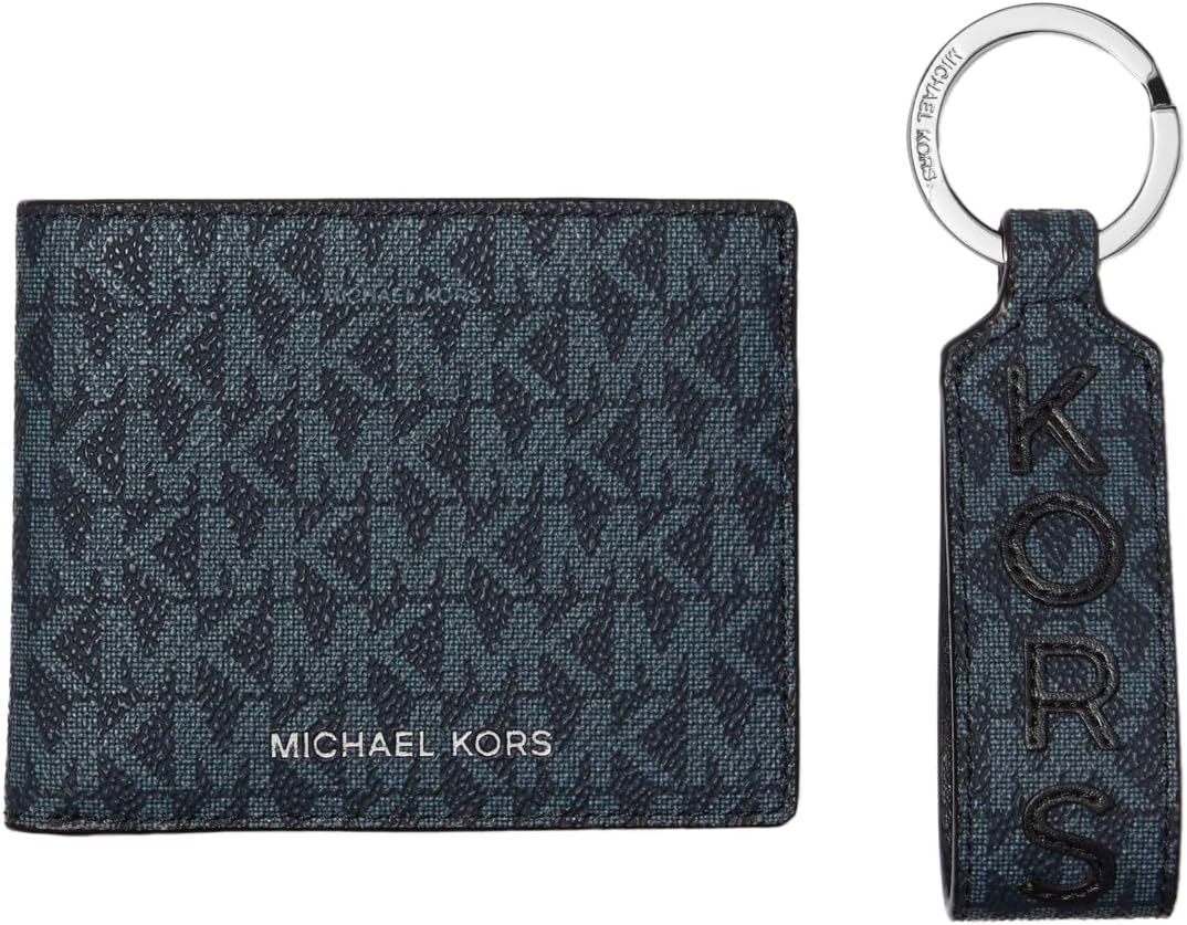 Michael Kors Malone - Juego de regalo de cartera billetera delgada...