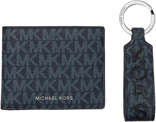 Michael Kors Malone - Juego de regalo de cartera billetera delgada...